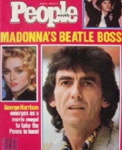 Time's cover would feature the infamous "Beatle and Madonna Deliver Shanghai Surprise To Aiello" headline